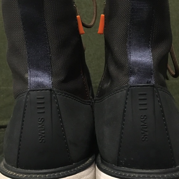 Swims waterproof zip boots.  Size 8 blue orange - Picture 4 of 7